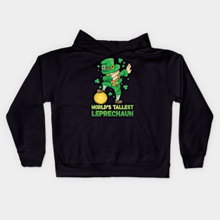 world's tallest leprechaun -st patricks Kids Hoodie